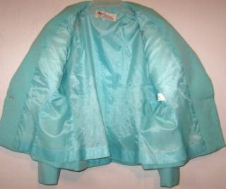 Adolph Schuman for Lilli Ann Vintage Blazer Jacket Blue Green Womens 
