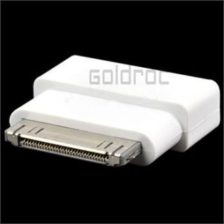 New 30 Pin Dock Extension Adapter for iPhone 4 iPad 2 3 iPod Otterbox 