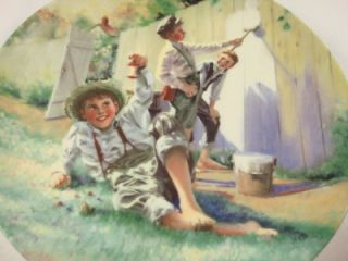 Knowles Whitewashing The Fence Tom Sawyer Series 8579A
