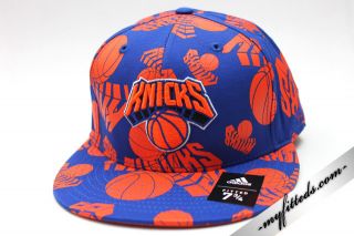 Adidas New York Knicks NBA Fitted Cap Blue New