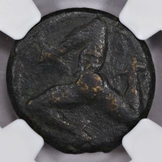 Sicily Syracuse Agathocles 317 289 AE19 7 00g NGC Very Good Triskeles 