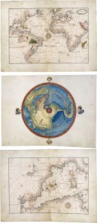 Atlas de Battista Agnese Manuscrito Manuscript Sxvi