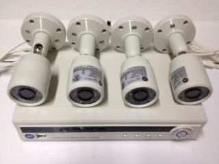 ADT Viewpro 4ch 500gb DVR CCTV Surveillance Video Recorder w/ 4 High 