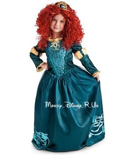   Brave Princess Merida Adventure Girls Costume Dress New