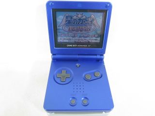Nintendo Game Boy Advance SP Console AGS 001 Gameboy Blue Porch 16105 
