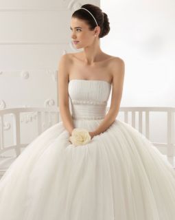 Tea Length Wedding Prom Dress Formal Gown Size Custom