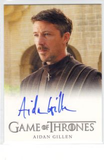 Game of Thrones Auto Autograph Aidan Gillen FB