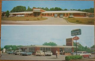1960 Chrome PC Tomahawk Motel Restaurant Ahoskie