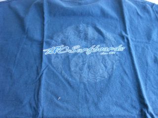 Town and Country Surf Designs Shirt Hawaii HIC Large T C Blue Surfers 