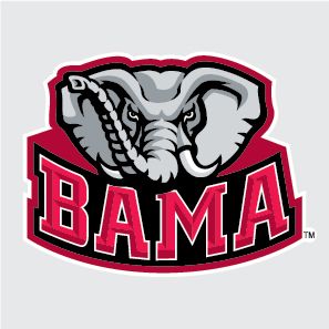 Alabama Crimson Tide Bama Logo 6 Vinyl Decal Car Truck Sticker UA 