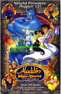 Aladdin and The King of Thieves Movie Poster Disney