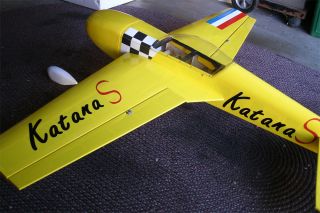 Katana 3D 55 Nitro Gas Electric R C RC Airplane Plane 3D Aerobatic 