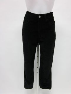 CLAUDIO AGNELLI Black Velvet Trousers Pants Sz 2