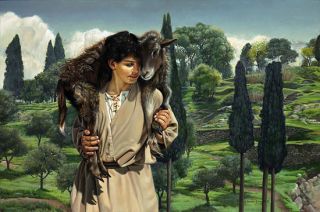 Liz Lemon Swindle The Lamb of God Giclee Canvas Jesus