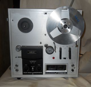 Akai 1720W Reel to Reel Tape Recorder 1970s