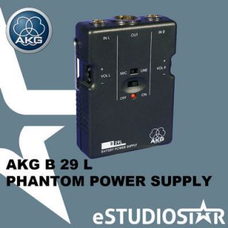 AKG B29L Phantom Power Supply B 29 L New