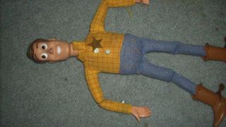 Rare 1998 Mattel talking Woody Doll Push belly 16