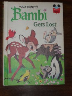   Walt Disneys Childrens Book Bambi Gets Lost Albert G Miller