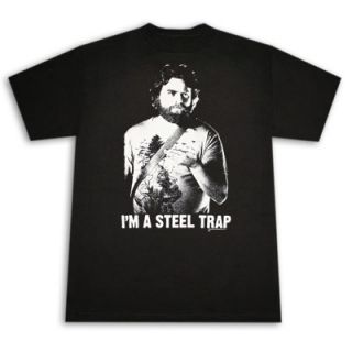 The Hangover Alan IM A Steel Trap Black Graphic Tee Shirt