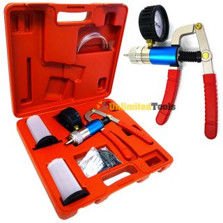 Industrial Vacuum Pump Test Brake Bleeding Bleeder Tool Kit Auto 