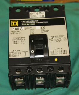 Square D FAL34100 100A 100 Amp Circuit Breaker 3P New