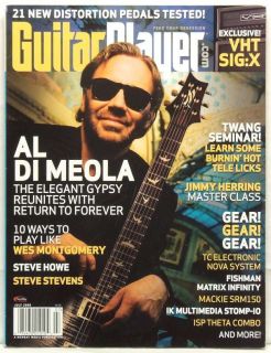 Guitar Player Magazine Al Di Meola Wes Montgomery Steve Howe Jimmy 