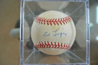 Al Lopez Autographed Baseball with JSA COA
