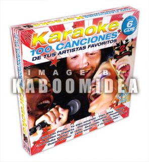KARAOKE LATIN BALADA POP MARIACHI 100 Canciones 6 CD s SET NEW