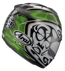 Arai Vector Scream Liquid Green Snell 2010 Motorcycle Helmet Kawasaki 