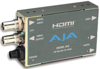aja hi5 hd sdi sdi to hdmi video and audio converter mfr hi5