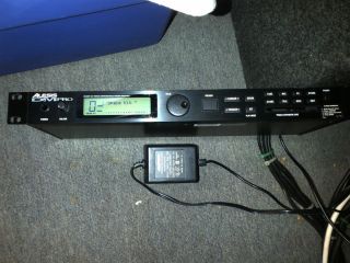 ALESIS DM PRO DRUM SYNTH WITH POWER SUPPLY DISPLAY IS FADED ON SECOND 