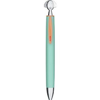 Alessi Anna Pen Light Green by Alessandro Mendini Writes in Both Black 