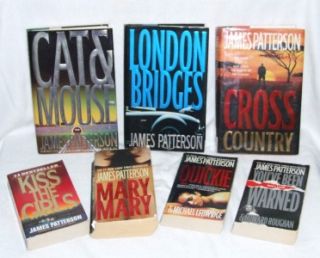 Lot of 7 James Patterson books Alex Cross series  Cat & Mouse, London 