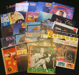 Elvis Presley Lot of 26 Record Albums