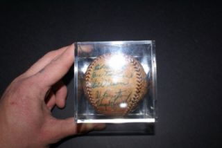 1945 1950 Detroit Tigers Boston Red Sox Team Signed on William 