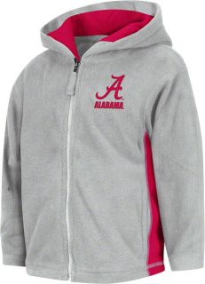 Alabama Crimson Tide Grey Toddler Camp Full Zip Hooded Sweatshirt 