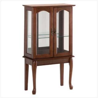 simply elegant wood glass curio cabinet description wood curio cabinet 