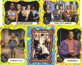 This is a complete set of IN LIVING COLOR trading cards. This card set 