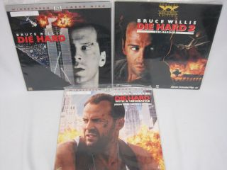   Lot Die Hard Collection Bruce Willis Alan Rickman Jeremy Irons