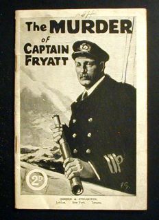 The Murder of Captain Fryatt 1st Ed 1916 WW1 Scarce