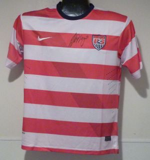 ALEX MORGAN AUTOGRAPHED/SIGNED TEAM USA WORLD CUP RED & WHITE NIKE 