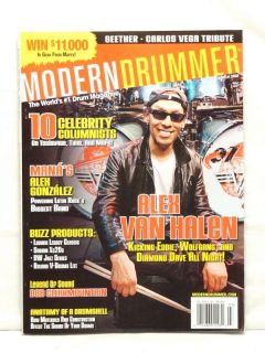 Modern Drummer Magazine Alex Van Halen Alex Gonzalez