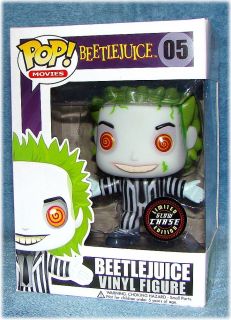 Funko POP Movies BEETLEJUICE Limited GLOW in the Dark CHASE Edition 