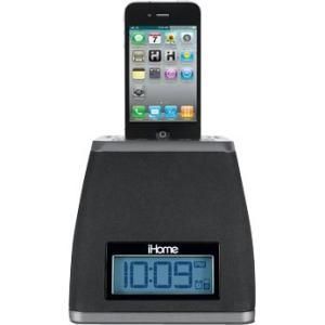 iHome iP21 App Friendly Alarm Clock for iPhone and iPod, Gunmetal 