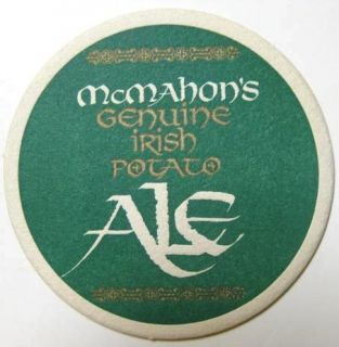 McMahons Irish Potato Ale Beer Coaster Mat Minnesota