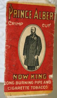 Rare NOW KING Prince Albert Tobacco not tin can Rolling Papers Winston 