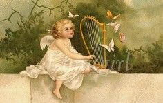 Victorian Angels Fairies CD Vintage Images Fairy Tales Scrapbooking 