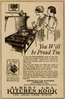 RARE 1926 Ad for Albert Lea Kitchen Kook Cook Stoves