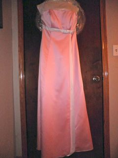 Alfred Angelo Pink Bridesmaids Dress Prom Style 6553