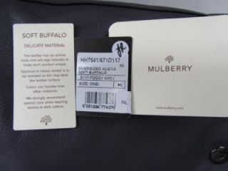 12 Auth Mulberry Foggy Gray Soft Buffalo Oversized Alexa